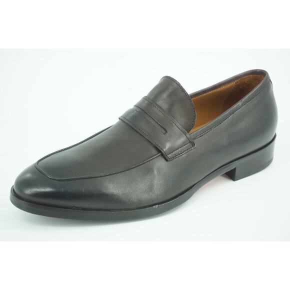 To Boot New York Black Leather Wakefield Moccasin Penny loafers Size 11.5 Men's